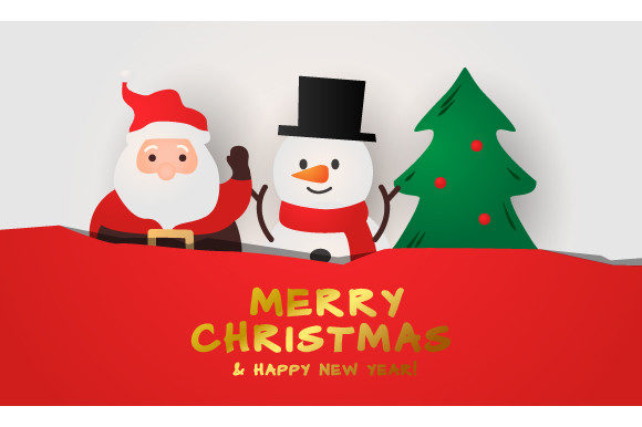 Christmas and New Year Banner Template for Graphic Templates