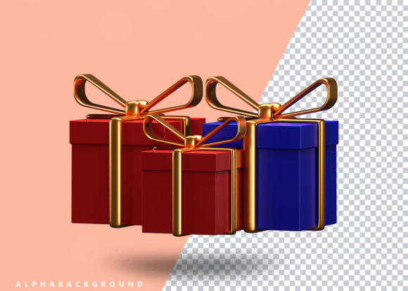 Christmas Gift Box Png Element Review