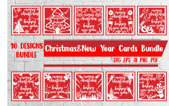 Christmas Happy New Year Card BUNDLE Review