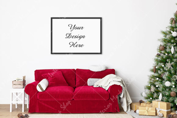 Christmas Mockup, Frame Mockup - 1014 for Christmas Amp Branding