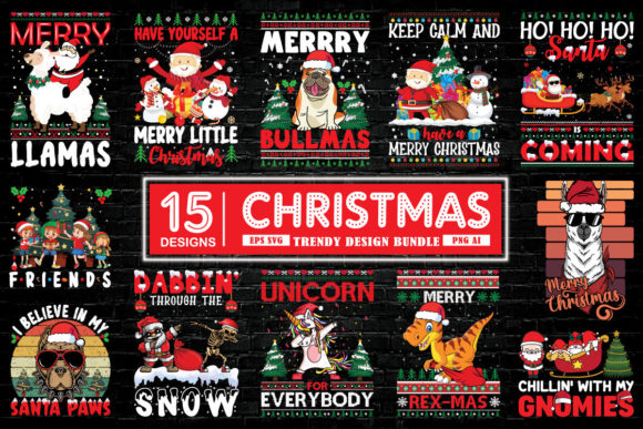 Christmas Trendy Craft or T-Shirt Bundle Review