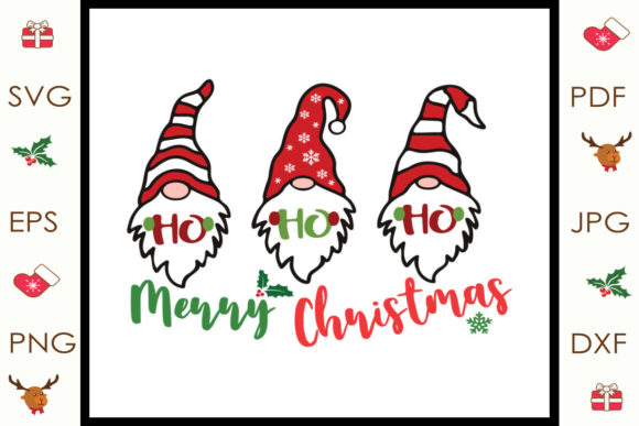 Gnomes Merry Christmas Svg for Local Business Branding