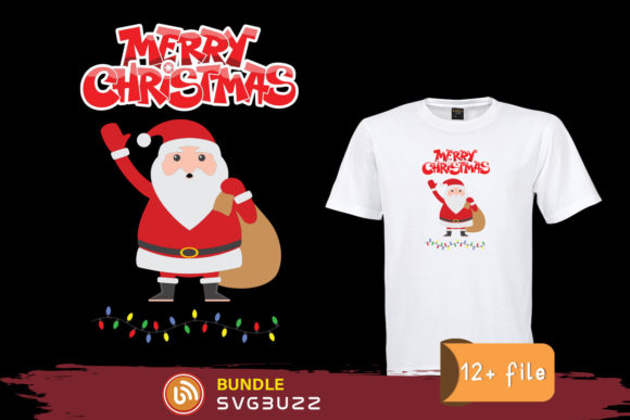 Merry Christmas Funny Santa SVG for Crafts