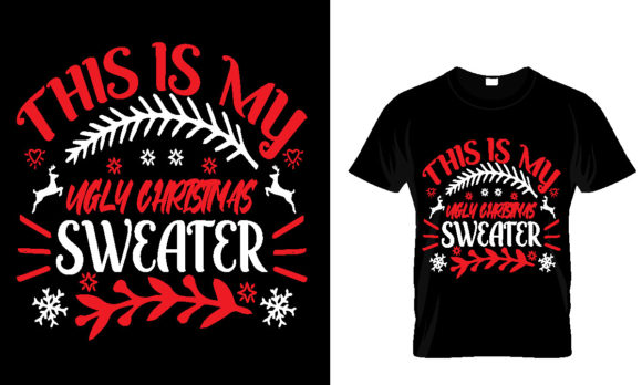 My Ugly Christmas Sweater Print Templates for Festive Web Design