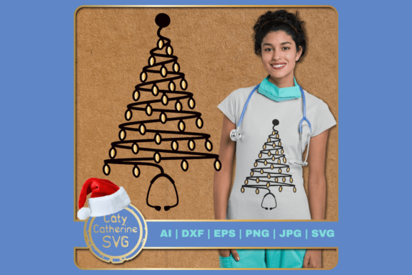 Nurse Doctor Stethoscope Christmas Tree Crafts