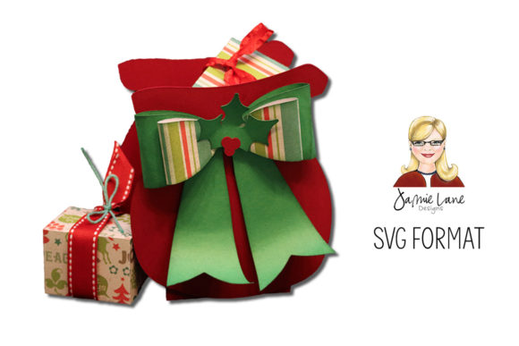 Santa Bag with Gifts for Christmas Packaging