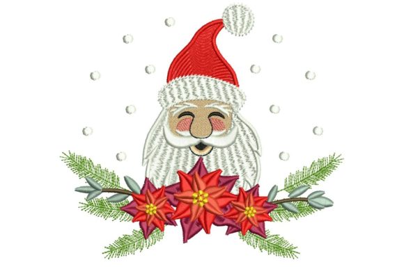Santa Christmas Wreath Embroidery Design Review