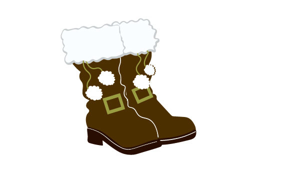 Santa Claus Boots for Christmas Crafting