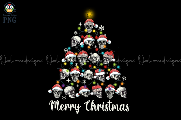 Skeleton Christmas Tree Sublimation for Crafts
