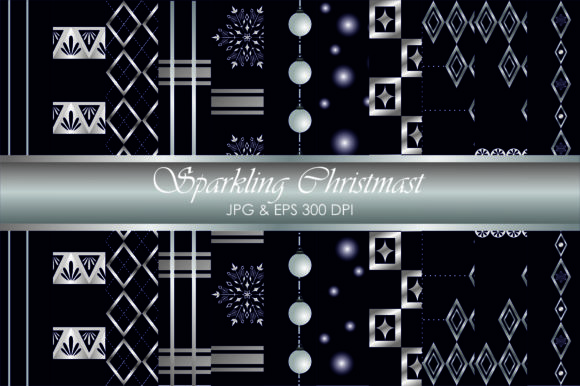 Sparkling Christmas Patterns for Local Business Branding