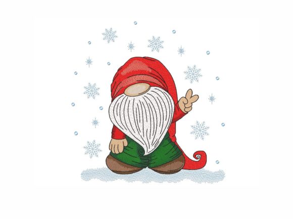Winter Gnome: A Festive Graphic Design Asset for Christmas Content
